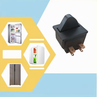 Interrupteur à glissière double pôle 6 broches DPDT pour appareils électroménagers 5A Max. Courant 250V Max. Plastique résistant à la tension