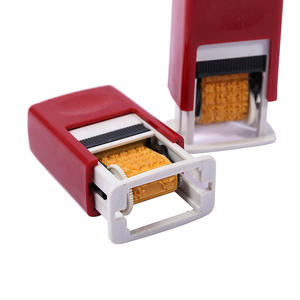 حار بيع مخصص الشعار الأسطوانة ختم النقدية النص المالي ختم المطاط - Product Image 3