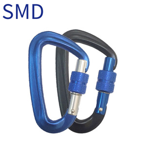 Mousqueton en alliage d'aluminium 25KN avec verrouillage à vis pour l'escalade, l'alpinisme et le yoga aérien - Product Image 2