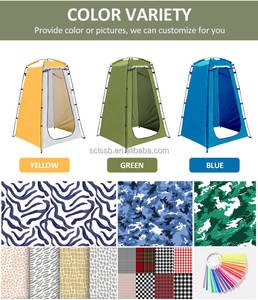 Leshu - Tienda de Campaña Portátil para Exteriores, con Función de Vestidor, Baño, Ducha y <span class=keywords><strong>Toldo</strong></span>, con Bolsa de Transporte - Product Image 2