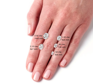 Anillos डी डायमंटे ओवालाडो डी 2ct प्रमाणन इजी ऐनिलो सोलिटेरियो डी डायमैंट डी ओरो मासिजो डे 14k पैरा बोडा - Product Image 4