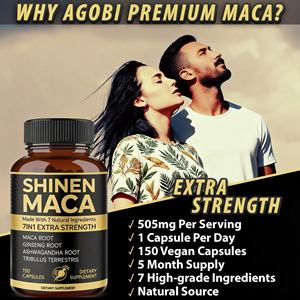 शाकाहारी सेक्समैक्स ऊर्जा पुरुषों के लिए माका कैप्सूल कार्बनिक ब्लैक मैका रूट कैप्सूल - Product Image 5