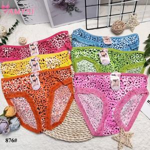 Amysi 876 #   Goedkope prijs, snelle verkoop, dagelijkse aanbieding: gebreide dames slipjes van melksijde met luipaardprint voor 10-15 jaar. - Product Image 3