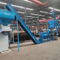 Usine de fabrication d'aliments équilibrés pour animaux de 1 à 5 tonnes, aliments pour poulets, bétail