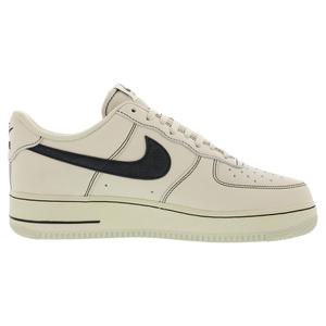 Chaussures unisexes Nike Air Force 1 '07 LV8 en cuir, couleur kaki clair et noir, style marche - Product Image 2