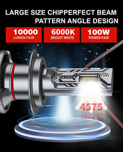 Luces Led Super Brillantes de Coche para Bombilla P100 PRO H1 H7 H11 Sistema de Iluminación Automática 9005 9006 Bombilla de Faro Led Faros - Product Image 2