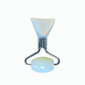 Rouleau de massage facial portable en opale opalite, réduit les rides, mini-rouleau facial - Product Image 3