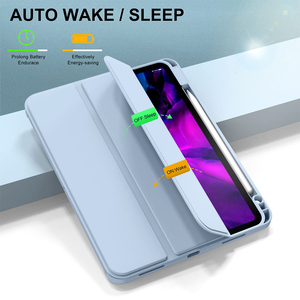 <span class=keywords><strong>เคส</strong></span>แท็บเล็ตแบบมีที่ใส่ดินสอ พร้อมขาตั้ง วัสดุหนัง PU และ TPU ป้อง<span class=keywords><strong>กัน</strong></span>สำหรับ <span class=keywords><strong>iPad</strong></span> <span class=keywords><strong>Pro</strong></span> <span class=keywords><strong>11</strong></span> ให้สัมผัสเหมือนผิวเด็ก - Product Image 5