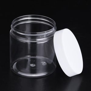 Contenant vide personnalisé de qualité alimentaire à large ouverture pour gommage corporel, crème visage, lotion, transparent, 30ml, 100ml, 4oz, 8oz, 500ml, avec bouchon à vis - Product Image 4