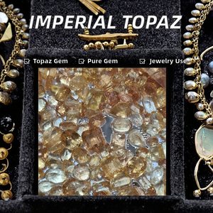 Topacio Imperial Natural de Brasil, Corte Ovalado, Gema Amarilla para Joyería, Tamaño Calibrado en mm - Product Image 2