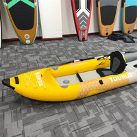 1 personne point de chute pliable canoë bateau eau vive mer kayak gonflable avec accessoires