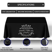 Nappe de pique-nique moderne de marque en tissu non tissé, rectangulaire, 60x102 pouces, imperméable, durable, imprimée, pour hôtels, tables à manger