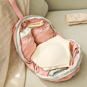 Bolsa de Almacenamiento Redonda de Nailon Yuanben de 1-3L, Organizador de Ropa Ligero y Minimalista para Ropa Interior y Calcetines - Product Image 5