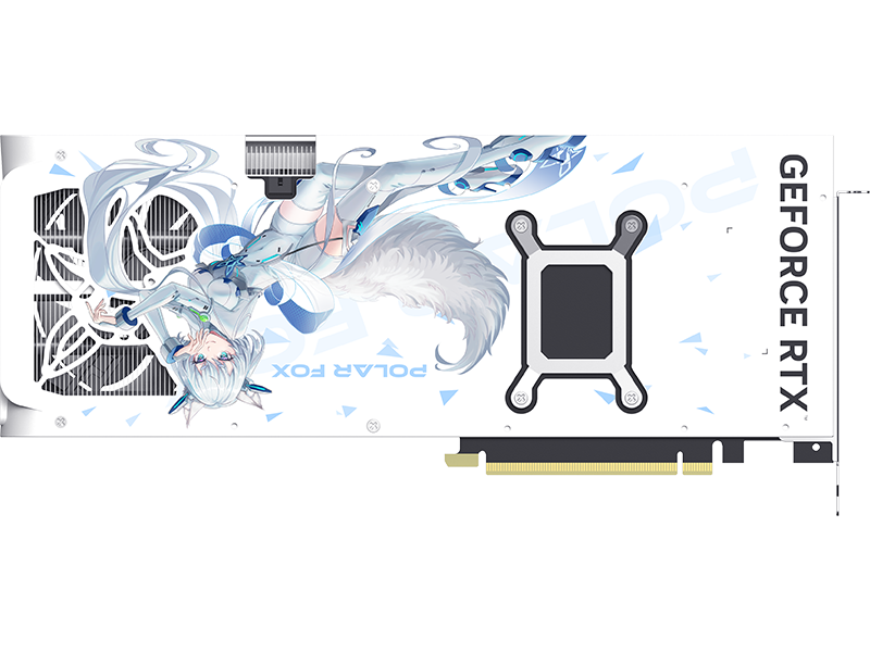 【希少新品】POLAR FOX GeForce RTX 5070 Ti Manli Polar Fox GeForce RTX 5070 Ti OC 16GB GDDR7High