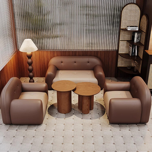 Conjunto de Mesa y Sillas para <span class=keywords><strong>Restaurante</strong></span>, Terraza, Área de <span class=keywords><strong>Descanso</strong></span> Comercial, Recepción, Salón de Té, Tienda de Té con Leche, Mesa de Negociación - Product Image 4