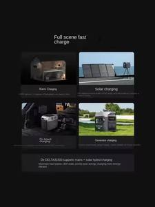 Pour <span class=keywords><strong>ECOFLOW</strong></span> Delta 3 1800W 1536Wh centrale électrique portable avec panneau solaire batterie externe pour la maison et le camping - Product Image 5