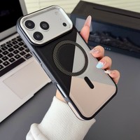 Étui de téléphone portable magnétique en PU tendance pour iPhone 18 17 Pro, coque de luxe professionnelle en gros pour iPhone 16 15 14 13