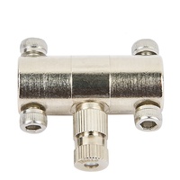 Connecteur d'arrosage de jardin 9,52 mm en laiton, raccord à compression, buse de pulvérisation haute pression pour brumisation