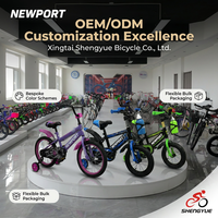 Vélo Enfant Tout-Terrain Personnalisé 12-16 Pouces à Vitesse Unique pour Garçons Branchés – Jeux et Amusements en Plein Air