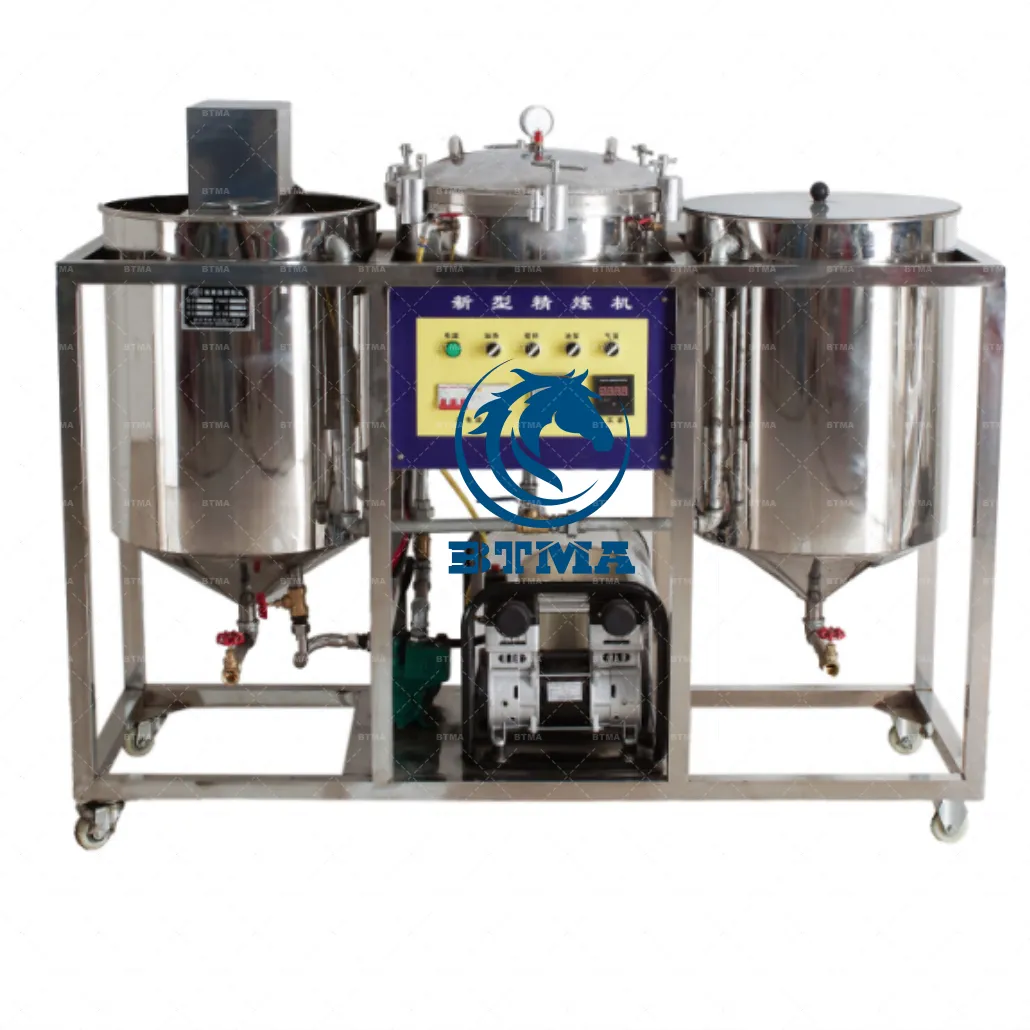 BTMA машина для производства рафинированного масла Цена Рафинированного рапсового масла пищевое небольшое нефтеперерабатывающее оборудование цена