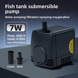 Premium Schildpaddentank met apart afval- en waterfiltratiesysteem Nieuwe filtercombinatie 2,5W 4W 7W Waterpomp - Product Image 6