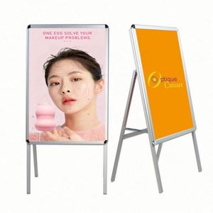 Outdoor Advertising Metal a <b>Frame</b> Pavement Sign Stand Sidewalk Sign for <b>Poster</b> Boards - Product Image 5