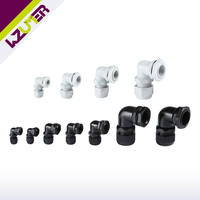 WZUMER IP68 Plastique PG9 PG16 Type de filetage Étanche Coude à 90 degrés Presse-étoupes en nylon PG11 20mm