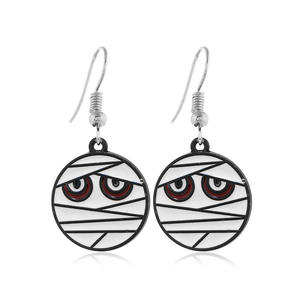 Halloween Creative Gold Plated Alloy Charm Earrings for Girls-Party &amp; Gift <strong>Dress</strong> up Accessories - Product Image 3