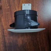 Grille d'aération ronde réglable longue durée avec filtre intégré en ABS plastique pour ventilation interne