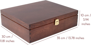 Boîte à <span class=keywords><strong>vin</strong></span> en <span class=keywords><strong>bois</strong></span> marron déco créative avec fermoir 3 bouteilles porte-<span class=keywords><strong>vin</strong></span> en <span class=keywords><strong>bois</strong></span> naturel bouteille de <span class=keywords><strong>vin</strong></span> boîte-cadeau de Pâques - Product Image 4