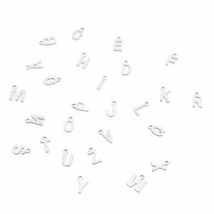 Encantos de letras, personalizado elija Capital Tiny Mini Gold Alphabet Charm para promoción - Product Image 2