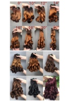 Meilleure qualité Double Drawn Bouncy Wave Bundles de cheveux vierges du Vietnam T4/30/4 Couleur