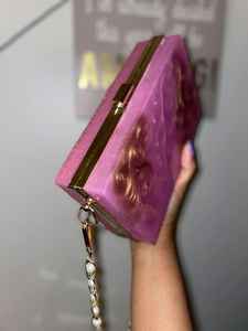 Bolso de Mano de Resina Moderno para Mujer con Patrones de Color Únicos, Material Duradero y Acabado Elegante - Product Image 2