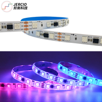Bande LED adressable XT1801S/WS2812B-Contrôle intelligent DMX/SPI des pixels 5V/12V, étanche IP65, éclairage de scène/KTV/maison