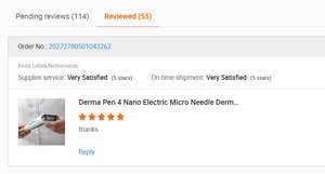 Original <strong>Dermapen</strong> <strong>4</strong> Electric Microneedling Pen Skin Care Dermapen4 Anti Aging Therapy Machine with Massage Roller Tip - Product Image 5