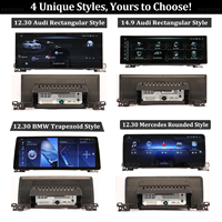 Écran 2K Android 13.0 Unité principale d'autoradio pour AUDI A4L 2017-2025 Audio stéréo de voiture avec CPU Qualcomm Corps ultra-mince