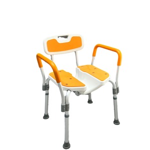 Chaise de douche Hundred-year Grace 532x572x698mm en alliage d'aluminium pliable avec coussin ergonomique pour personnes âgées et femmes enceintes - Product Image 3