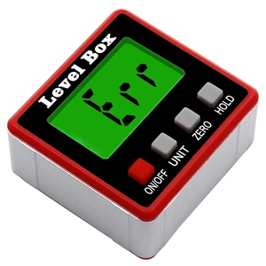 Yüksek hassasiyetli dijital İnklinometre elektronik Goniometers 4*90 derece manyetik taban dijital İletki açı bulucu konik kutusu - Product Image 5