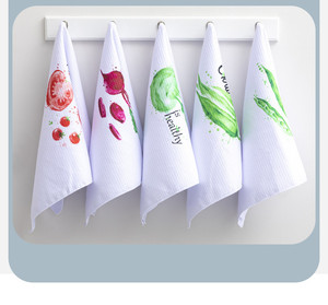 स्क्रीन सैक सादे खाली लैवेंडर को तैयार तैयार 50x70 पुनः प्रयोज्य पुष्प मुद्रित रसोई चाय के तौलिए कपास - Product Image 2