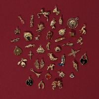2025 nouvelle marée créative bricolage pendentif papillon amour soleil croix zircone collier bottes Bracelet collier bijoux personnalisés