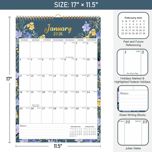 <span class=keywords><strong>Calendrier</strong></span> de bureau et mural personnalisé en papier couleur, 12 mois avec horloge, planificateur promotionnel - Product Image 6
