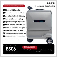 BEKE Bagage de Voyage Trottinette Électrique Intelligente 20 Pouces, Moderne avec Télécommande Automatique, Connectivité Bluetooth et Roues Pivotantes PC
