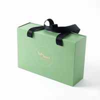 Individuell Bedruckte Matte Hartkarton-Geschenkbox im Recycling-Stil mit Schublade und Bandgriff