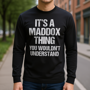 Camiseta de manga larga Maddox: Es algo de Maddox que no entenderías - Product Image 3