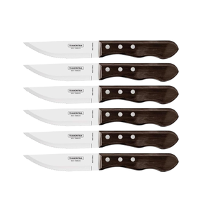 TRAMONTINA - SET DI 6 COLTELLO PER BISTECCA IN ACCIAIO INOSSIDABILE E POLYWOOD - Product Image 1