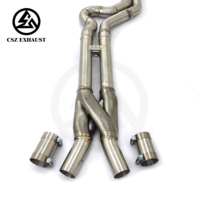 Système d'échappement de haute qualité CSZ SS304 pour BMW S58 M2 G87 M3 G80 M4 G82 3.0T, collecteur intermédiaire à longueur égale avec tuyau en Z, imprimé en 3D