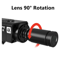 RunCam portée Cam 2 4K Airsoft caméra Zoom numérique réticule personnalisé IP64 étanche Paintball APP 1400mAh 128G Scopecam