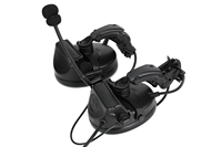 Casque tactique ZTAC C II ARC avec réduction de bruit, écouteurs filaires, amplificateur, indicateur LED, étanche IPX-6