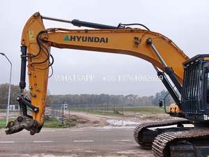 Excavatrice sur chenilles Hyundai 380 d'occasion de Corée avec moteur et pompe Cummins - Équipement de construction à haute efficacité - Product Image 4