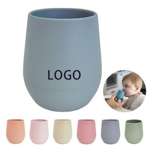 Gobelet portable en silicone de qualité alimentaire écologique pour enfants, tasse à collation souple en silicone incassable, jolies tasses d'apprentissage pour bébés - Product Image 2